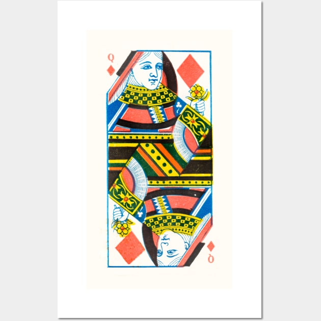 Queen of Diamonds Wall Art by WAITE-SMITH VINTAGE ART